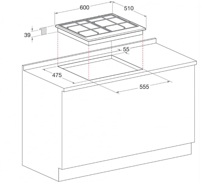 Gas Hob Whirlpool