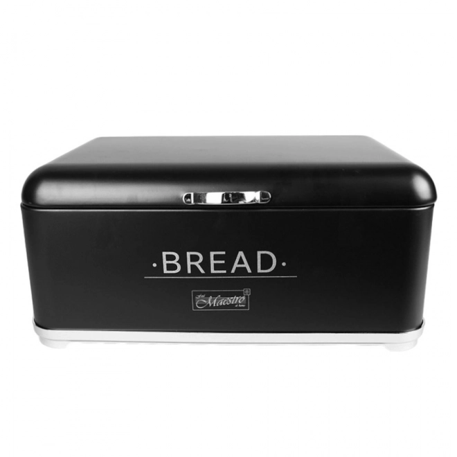 Elegant Black Bread Box by Maestro