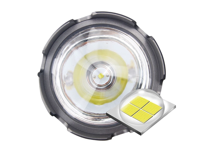 Powerful CREE XHP50 front light