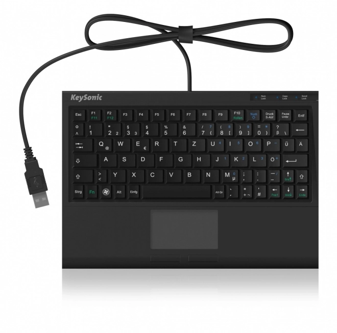 Mini keyboard with touchpad