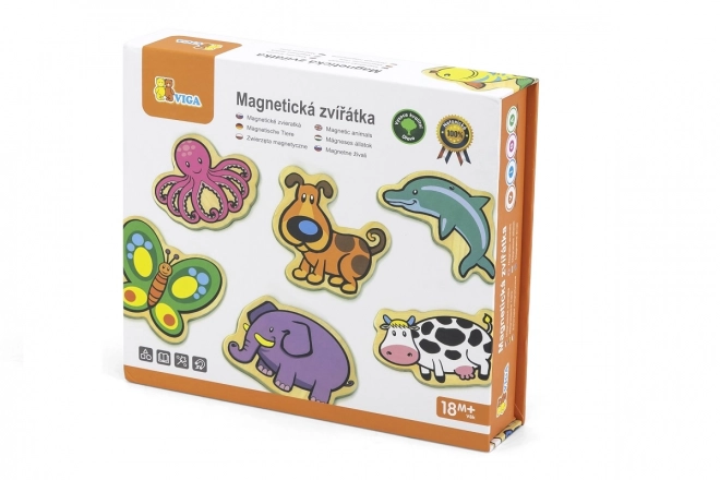 Wooden Animal Magnets
