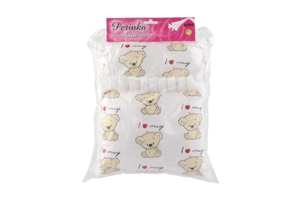 Set Copertina con Cuscino e Base per Bambole