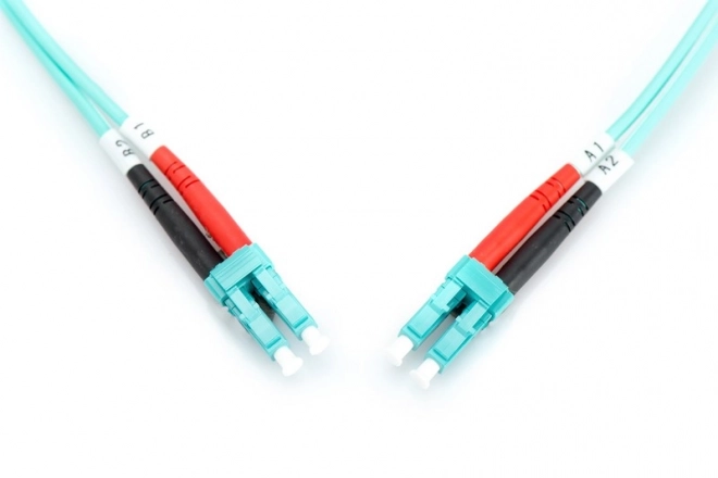 Fiber Optic Patch Cord LC-LC MM 50/125 OM3 Duplex 5m LSOH