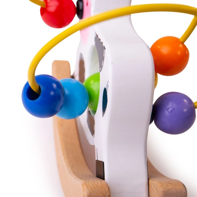 Colorful beads for fine motor skills