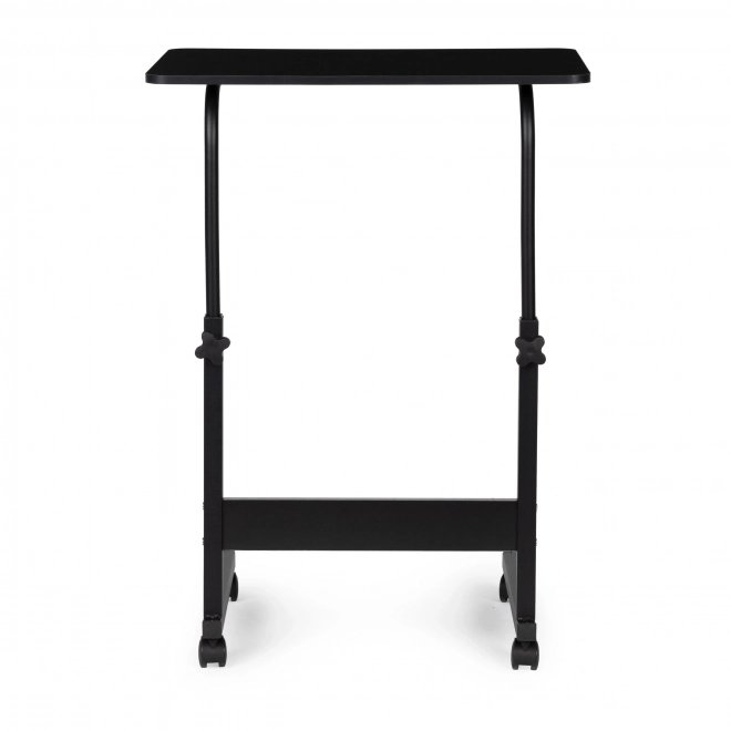 Mobile laptop table with wheels for sofa and armchair
