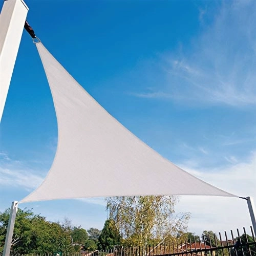 Wasserdichtes Sonnensegel 3x3x3m Beige für Garten und Terrasse