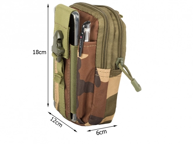BORSELLO MILITARE VERDE CAMO (200)