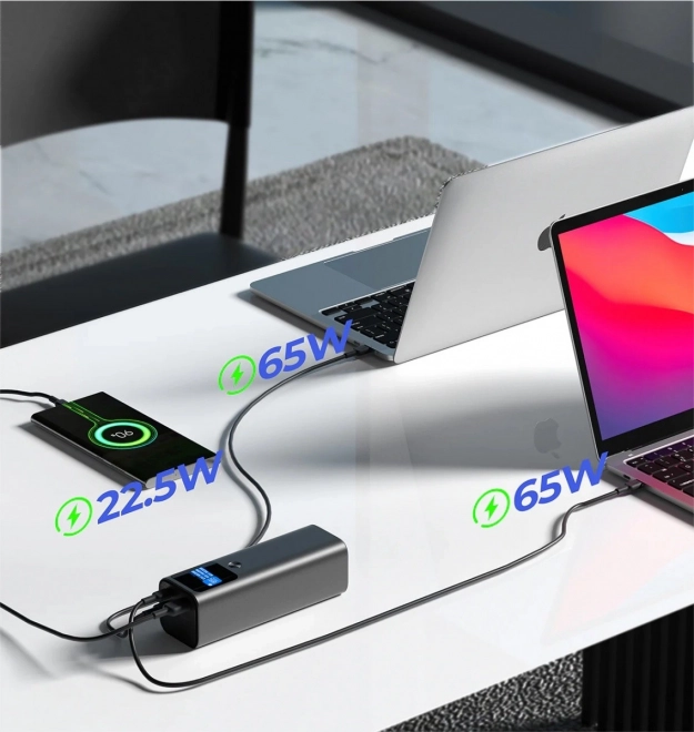 Powerbank Aukey PB-Y45 26800mAh 140W PD3.1 nero