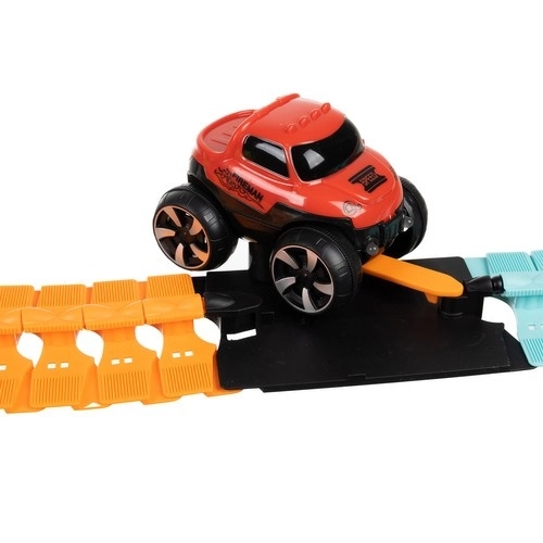 Pista da corsa flessibile con auto LED