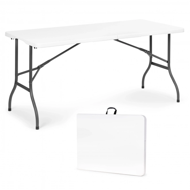 Folding Catering Table 153 cm White MultiGarden