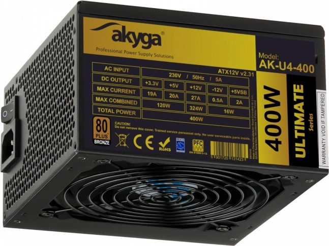 alimentazione Akyga AK-U4-400 400W 80+ Bronze