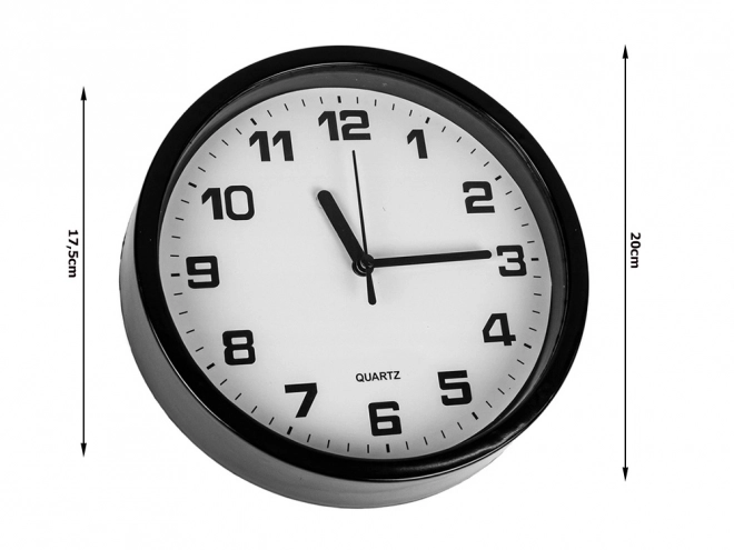 Orologio da parete silenzioso nero