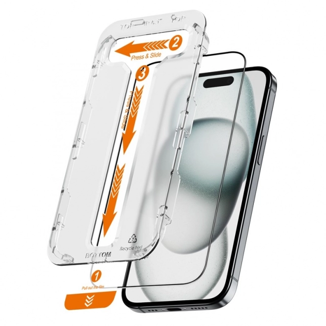 Tempered Glass Screen Protector for iPhone 16 Plus/iPhone 15 Plus