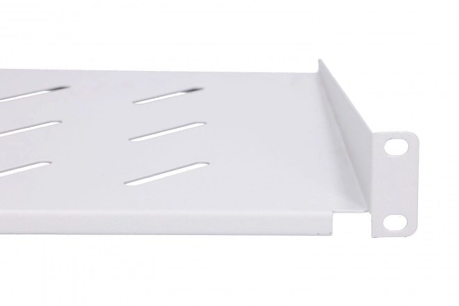 Piastra rack 1U per armadi sospesi grigia 25 cm