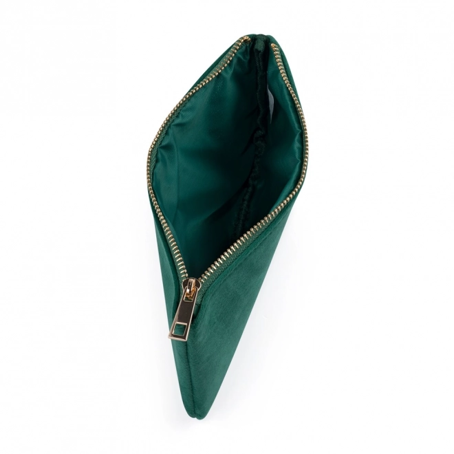 Velvet Green Cosmetic Bag