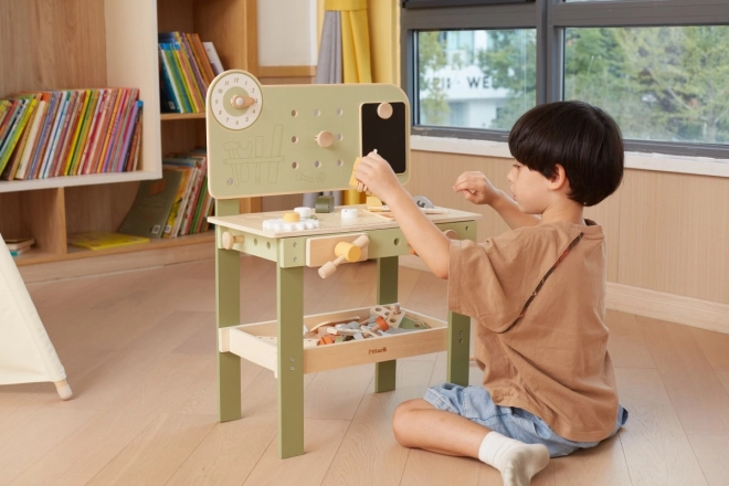 Banco da lavoro in legno per bambini
