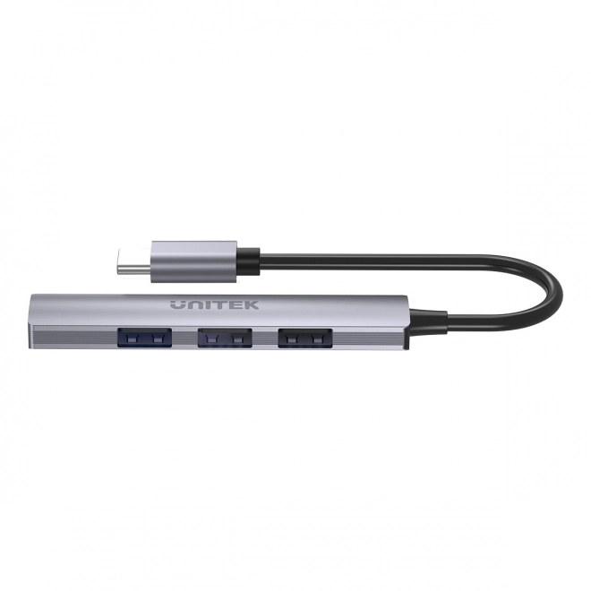 Aluminum USB-C Hub with 1 USB 3.0 and 3 USB 2.0 Ports