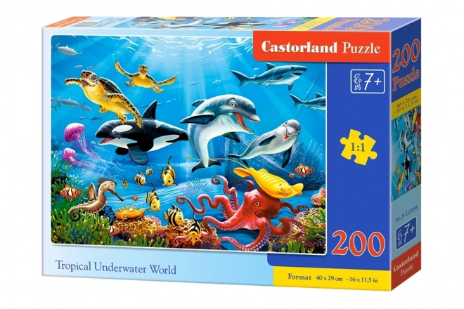 Tropical Underwater World Puzzle 200 Pieces