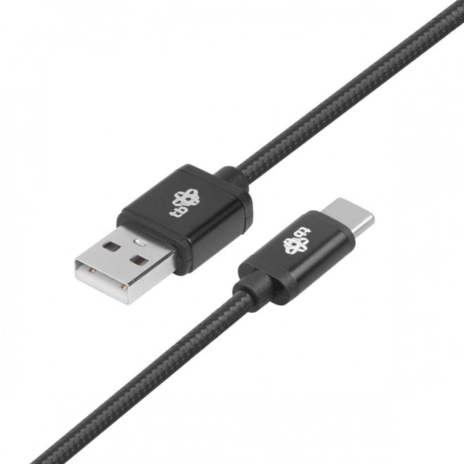 Kabel USB-USB C 1,5 m černý prémiový kabel