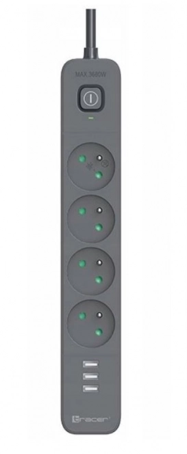 Surge Protector with USB and Power Outlets