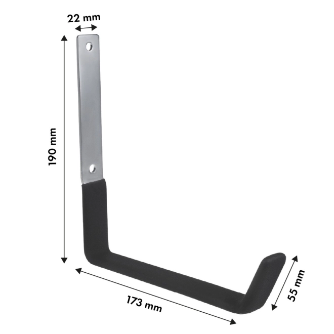 Steel tire rack