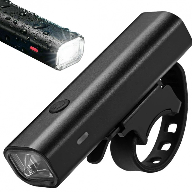 Waterproof Front LED Bike Light with Rechargeable Battery