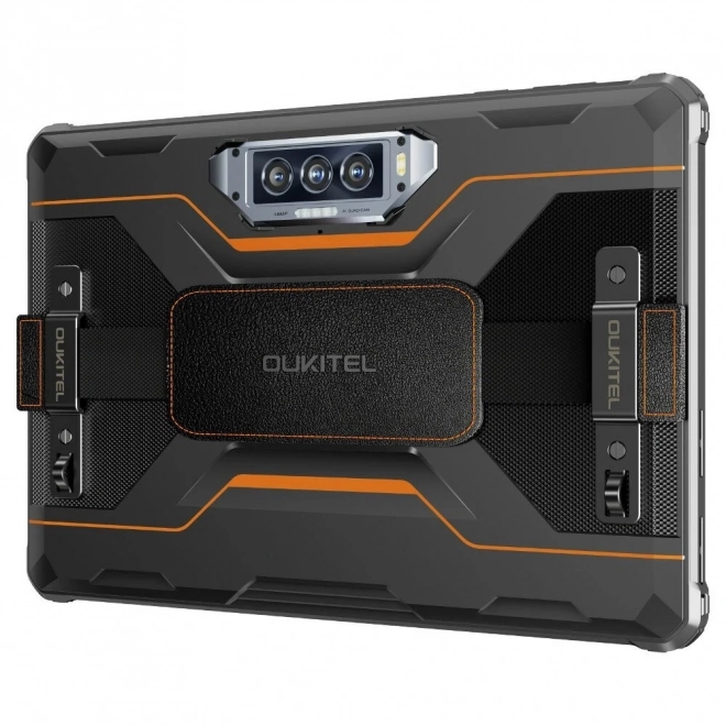 Rugged Orange Tablet with 256GB Storage
