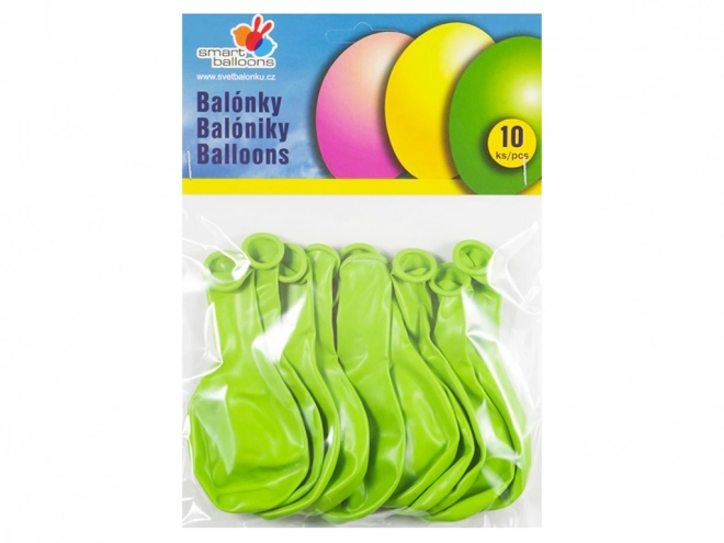 Svijetlozeleni baloni na napuhavanje