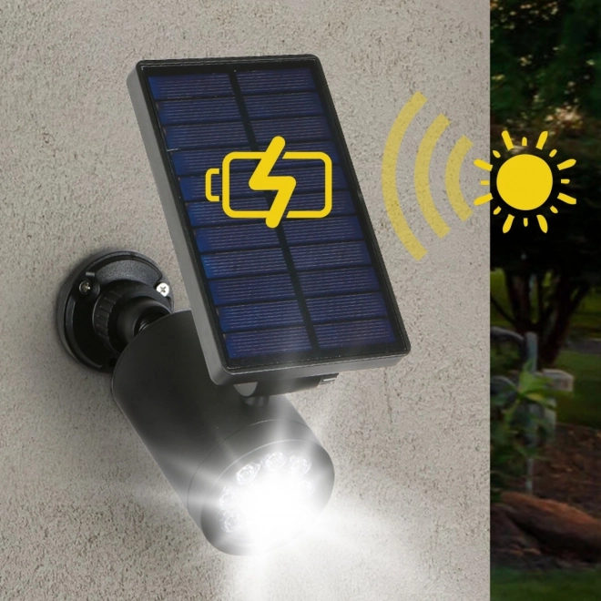 Solar Dummy Surveillance Camera with Flashing LED