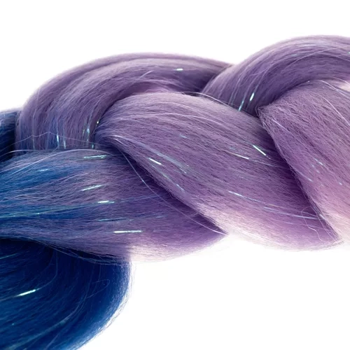 Trecce Syntetiche Ombre con Filamenti Glitterati Soulima