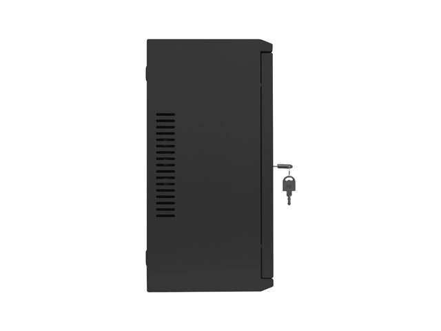 Wall-mounted rack cabinet 19 inch 4U+3U 540x200 low-profile black