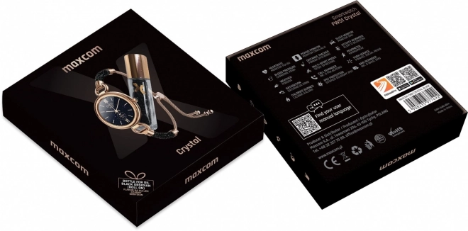 Stylish Women's Smartwatch with Crystal Accents