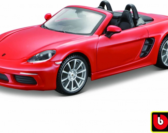 Model Bburago Porsche 718 Boxster orange 1:24