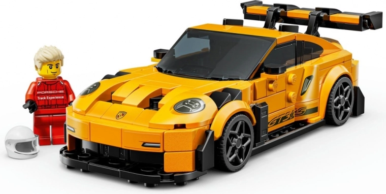 Driver minifigure ready to race
