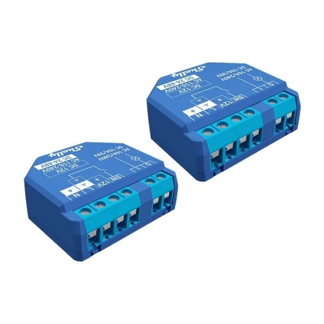 Set of 2 Smart Controllers Shelly Plus 1 with Potential-free Relays