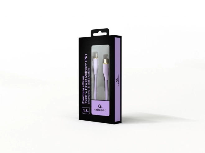 Purple USB-C to USB-C Cable 1.5M