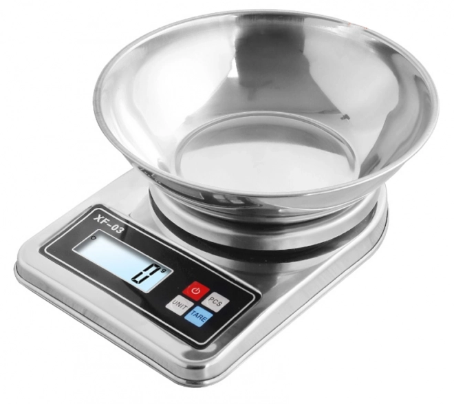 Bilancia da cucina digitale con base in metallo