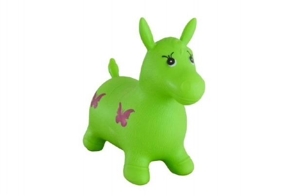 Bouncy Horse Rubber Green