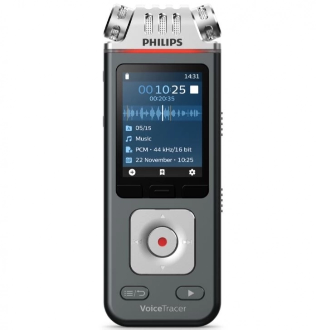Voice Recorder with Hi-Fi Microphones and Remote App