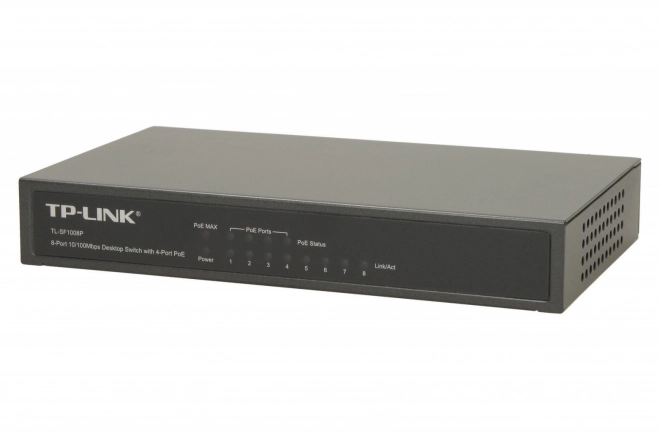 PoE Switch 8 Ports 10/100M Desktop