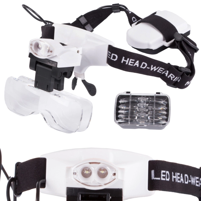 Built-in LED lights for bright illumination