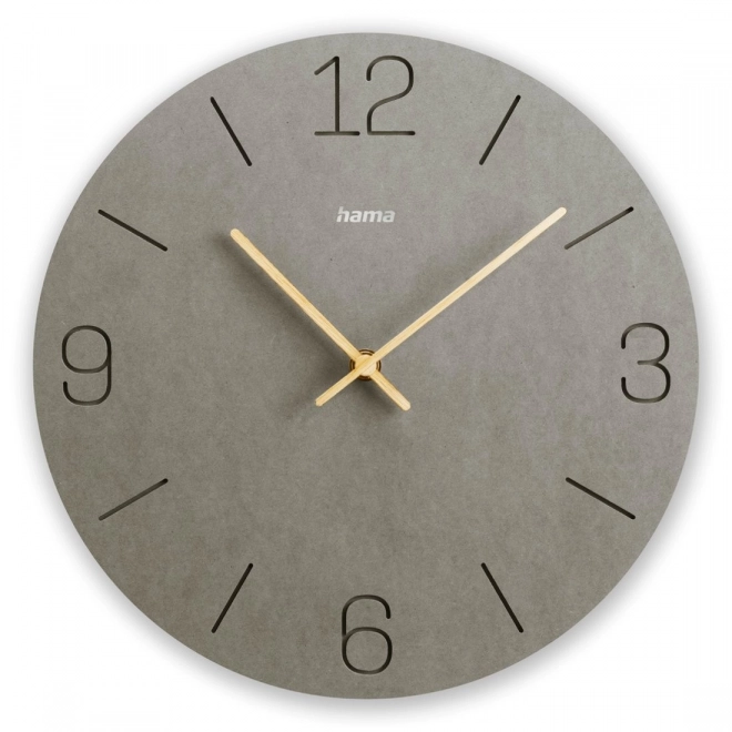 Wall clock MDF 30cm in anthracite