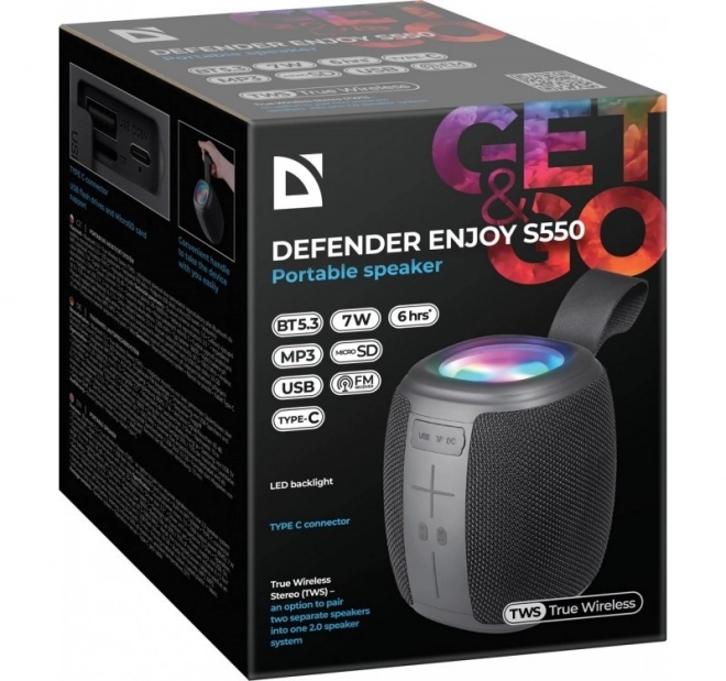 Bluetooth-Lautsprecher ENJOY S550 Schwarz