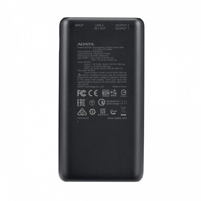 Portable Charger 20000mAh by ADATA