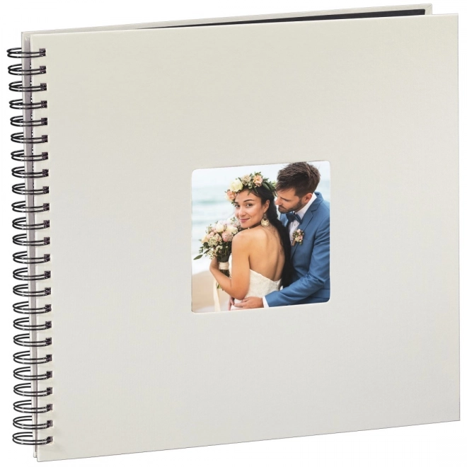 Photo Album with Black Pages and Spiral Binding
