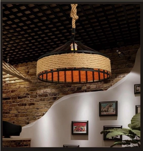 Design rustique avec corde naturelle