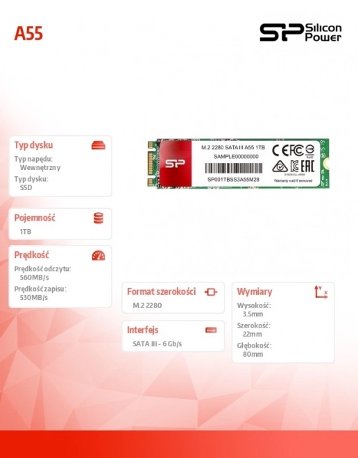 Unità SSD A55 1TB M.2