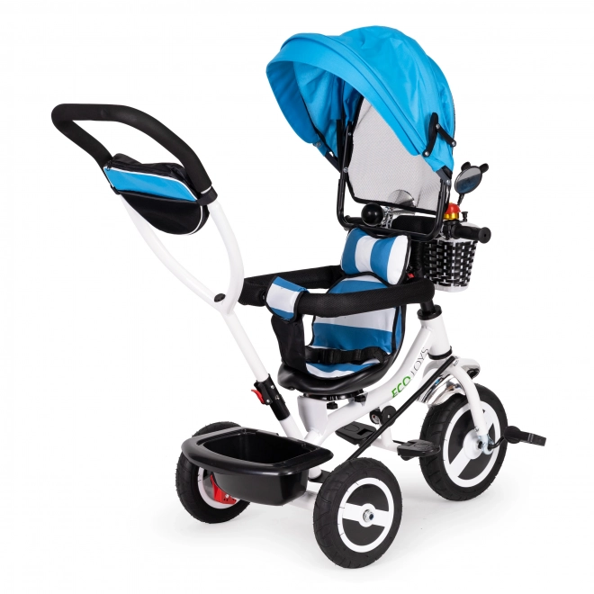 Ecotoys Tricycle with Rotating Blue Roof
