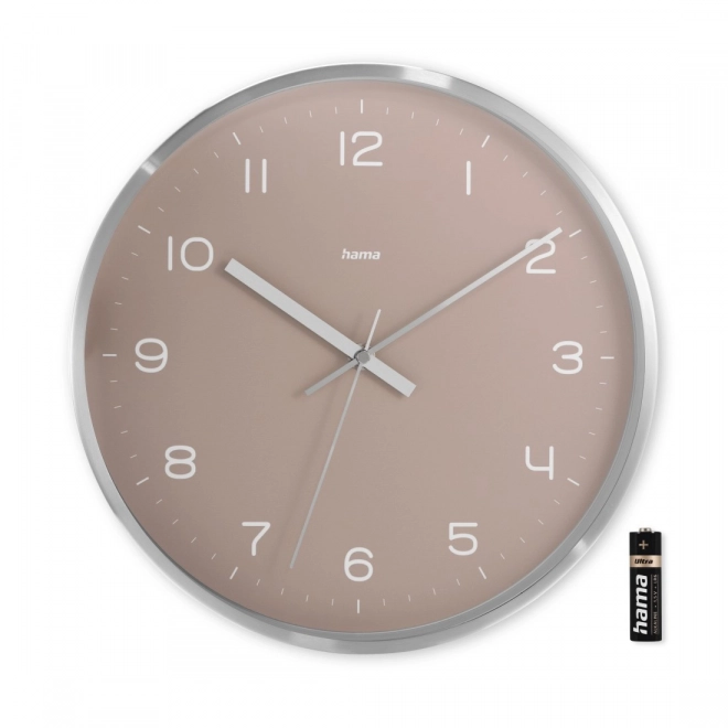 Wall Clock with Radiocontrolled DCF and Modern Design