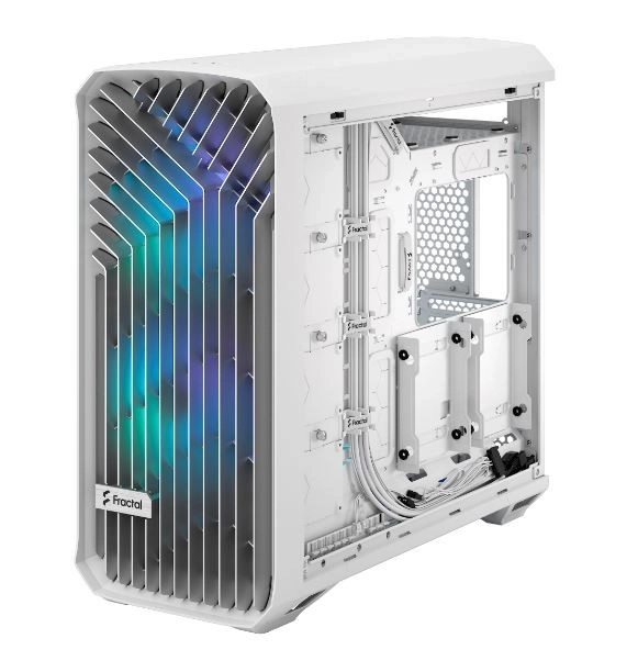Case bianco RGB TG Clear Tint